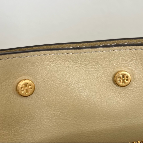 Like new TORY BURCH SMALL LEE RADZIWILL COLORBLOCK DOUBLE BAG $998 - Picture 8 of 13